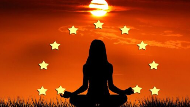 Figura yoga con le stelle dell'oroscopo - &copy; Roberta Carsoli