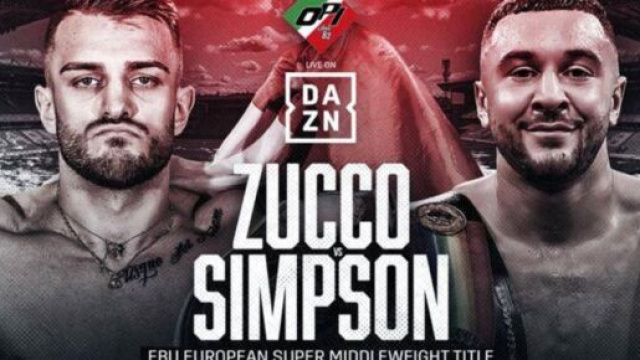 Zucco vs Simpson diretta streaming DAZN