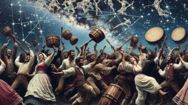 Numero 36 della Smorfia napoletana, le nacchere per i Gemelli. &copy; Immagine creata con Dall-E