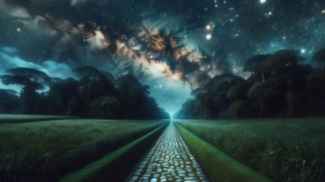 Un cammino paziente per l'oroscopo degli Scorpione di marted&igrave; 10 giugno. &copy; Immagine creata con Dall-E