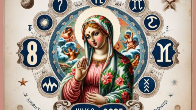 Numero 8 della Smorfia napoletana, 'a Maronna. &copy; Immagine creata con Dall-E