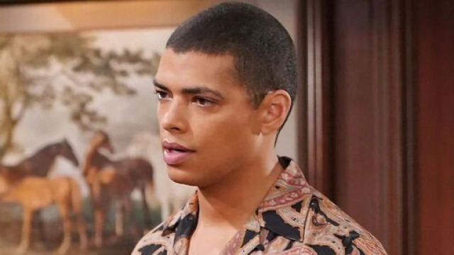 Zende in una scena di Beautiful. &copy; Immagine Mediaset