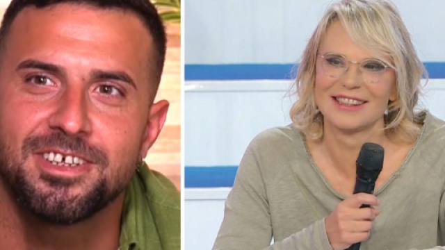 Antonio Panico e Maria De Filippi - screenshot &copy; Canale 5.