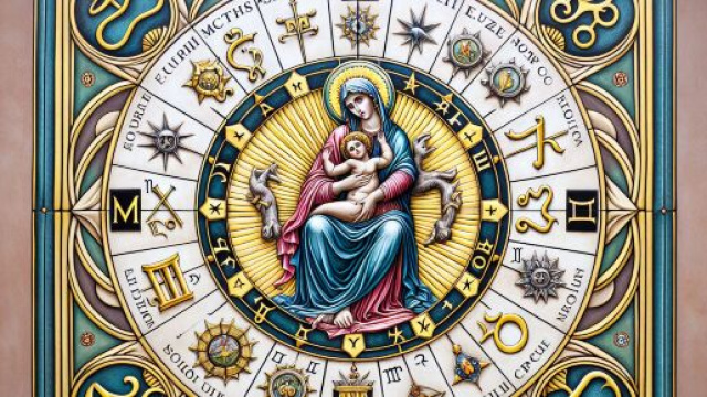 Numero 8 della Smorfia napoletana, 'a Maronna. &copy; Immagine creata con Dall-E