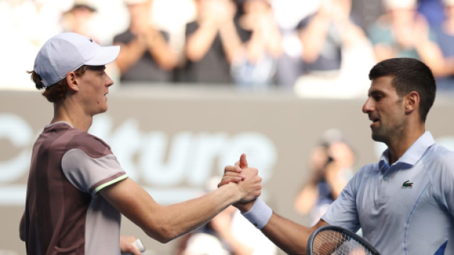 Profilo Instagram &copy;Jannik Sinner (sulla sinistra) e Novak Djokovic (sulla destra)