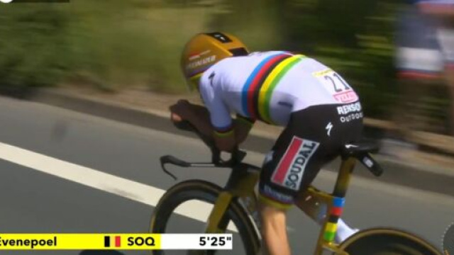 Remco Evenepoel - &copy; Screenshot Eurosport