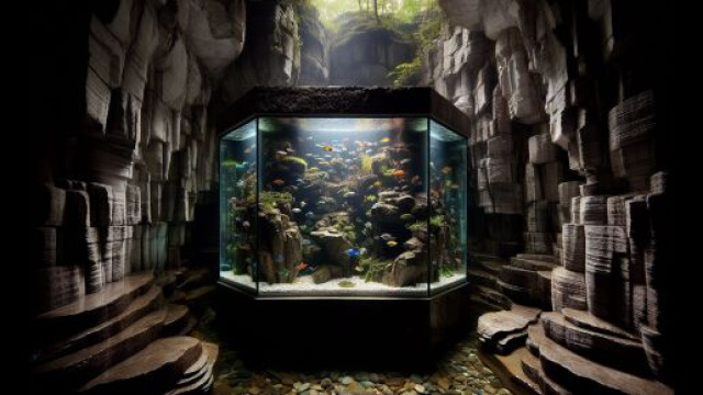 Numero 74 della Smorfia napoletana, 'a rotta, segno dell'Acquario. &copy; Immagine creata con Dall-E