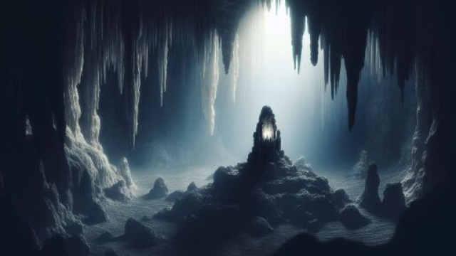 Numero 74 della Smorfia napoletana, la grotta. &copy; Immagine creata con Dall-E