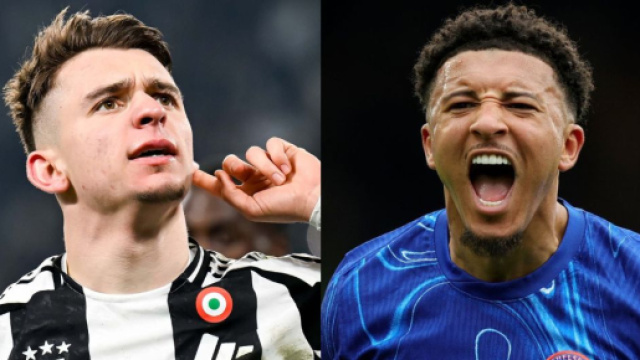 Francisco Conceicao e Jadon Sancho &copy; Juventus FC e X