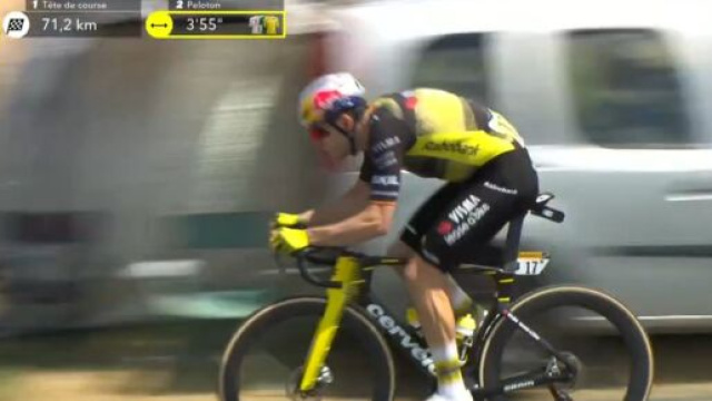 Wout van Aert - &copy; Screenshot Eurosport
