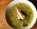 Zuppa di pollo all'avignonese, un piatto caldo della tradizione francese