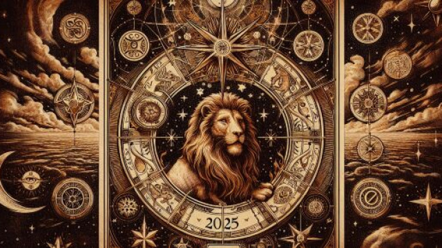 Carta dei tarocchi La Stella per il Leone. &copy; Immagine creata con Dall-E