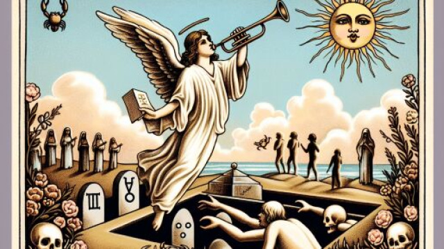 Carta del Giudizio per il Cancro, ispirazione e rinascita. &copy; Immagine creata con Dall-E