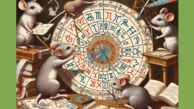 Numero 11 della Smorfia napoletana, Vergine e 'e surice. &copy; Immagine creata con Dall-E