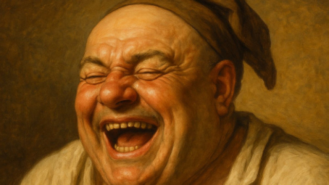 Illustrazione ispirata alla risata nella Smorfia napoletana. &copy; Immagine creata con Dall-E