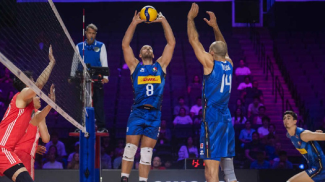 Italia maschile Volley &copy; Pagina Facebook ufficiale della Federazione Italiana Pallavolo