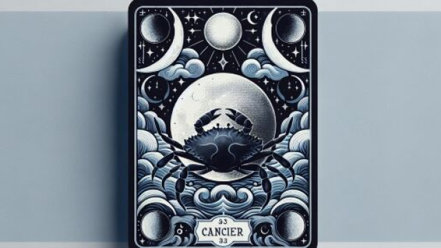 Oroscopo dei tarocchi di gioved&igrave; 17 luglio per il Cancro ispirato alla Luna. &copy; Immagine creata con Dall-E