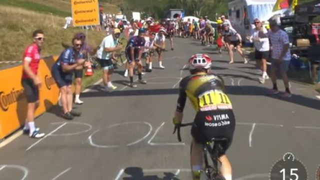 Jonas Vingegaard &ndash; &copy; Eurosport (screenshot).