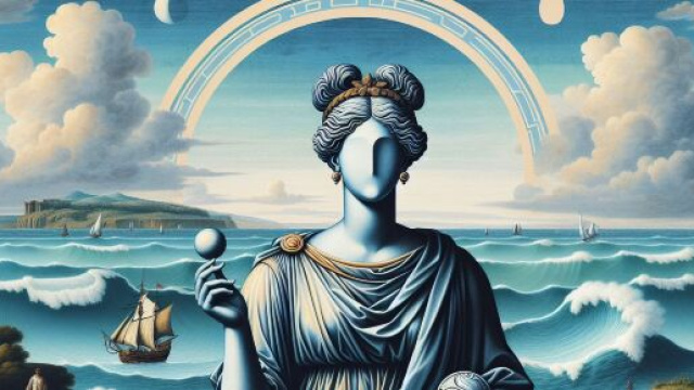 Numero 8 della Smorfia napoletana, 'a Maronna, per i Pesci. &copy; Immagine creata con Dall-E