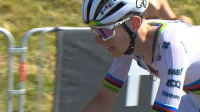 Tadej Pogačar &ndash; &copy; Screenshot Eurosport.