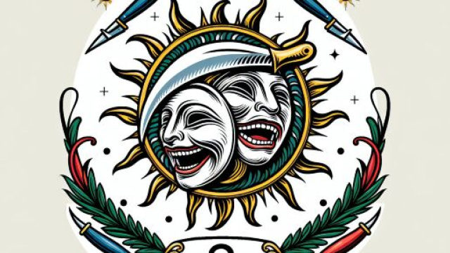 Numero 41 della Smorfia napoletana, 'o curtiello per il Cancro. &copy; Immagine creata con Dall-E