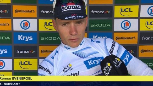 Remco Evenepoel - &copy; Screenshot Eurosport