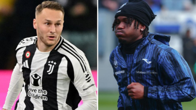 Teun Koopmeiners, centrocampista della Juventus &ndash; Foto &copy; Juventus / Ademola Lookman, esterno dell'Atalanta &ndash; Foto &copy; Atalanta.