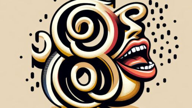 Numero 80 della Smorfia napoletana, 'a vocca. &copy; Immagine creata con Dall-E