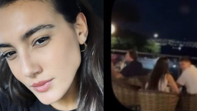 Zeudi Di Palma con un ragazzo (screenshot &copy; X).