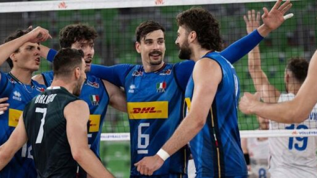 Italia maschile Volley &copy; Pagina Facebook ufficiale della Federazione Italiana Pallavolo