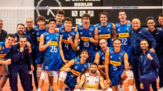 Italia maschile Volley &copy; Pagina Facebook ufficiale della Federazione Italiana Pallavolo