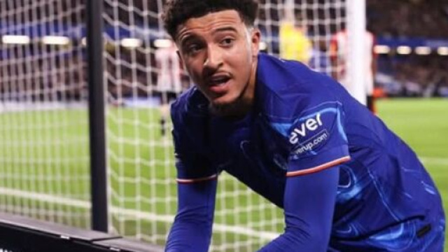 Jadon Sancho con la maglia del Chelsea- &copy; Instagram Sancho