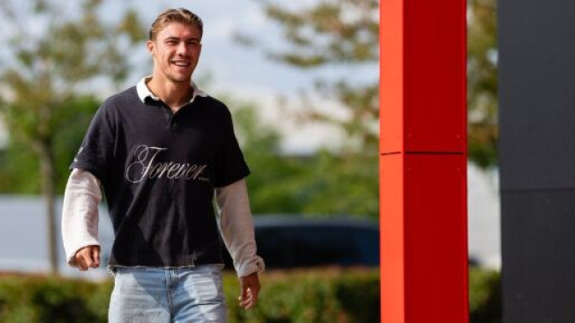 Rasmus Hojlund, attaccante del Manchester United. Foto &copy; Manchester United