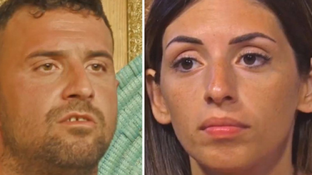 Antonio Panico e Valentina Riccio &ndash; Screenshot &copy; Canale 5.