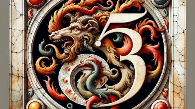 Numero 33 della Smorfia napoletana, gli anni di Cristo per l'Ariete. &copy; Immagine creata con Dall-E