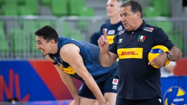 Italia maschile Volley &copy; Pagina Facebook ufficiale della Federazione Italiana Pallavolo