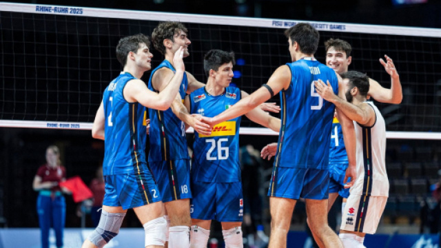Italia maschile Volley &copy; Pagina Facebook ufficiale della Federazione Italiana Pallavolo