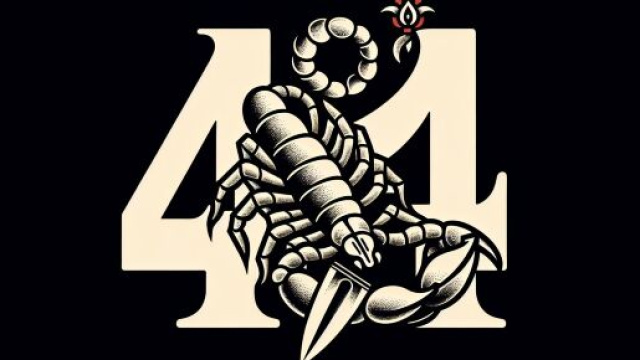 Numero 41 della Smorfia napoletana, 'o curtiello per lo Scorpione. &copy; Immagine creata con Dall-E