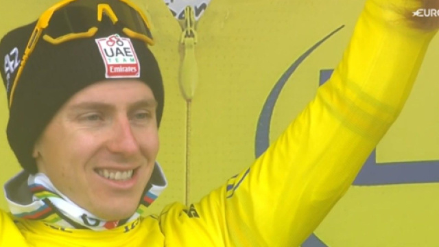 Tadej Pogačar &ndash; &copy; Screenshot Eurosport.