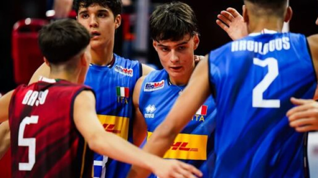 Italia maschile volley &ndash; &copy; Pagina Facebook ufficiale della Federazione Italiana Pallavolo.