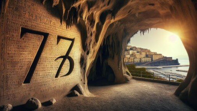 Numero 74 della Smorfia napoletana per i Pesci. &copy; Immagine creata con Dall-E