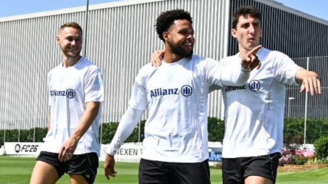 Weston McKennie in allenamento &copy; Juventus FC