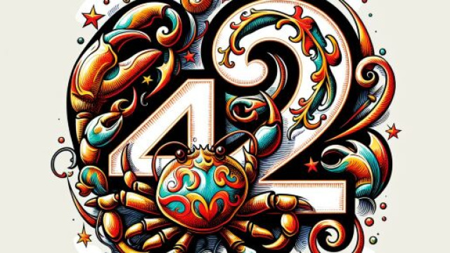 Numero 42 della Smorfia napoletana, 'o ccaf&egrave; per il segno del Cancro. &copy; Immagine creata con Dall-E