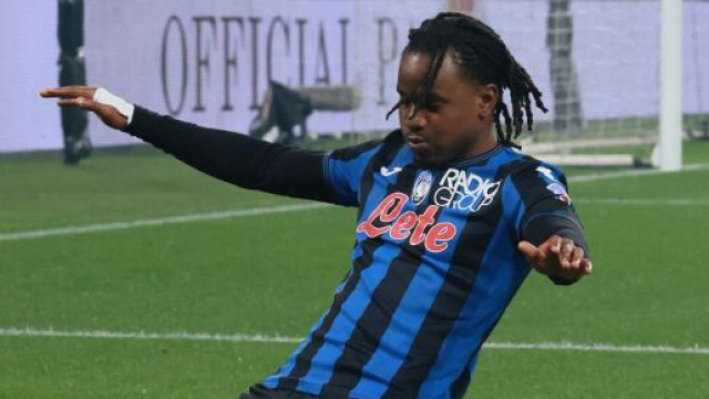 Ademola Lookman esulta dopo un gol &copy; Atalanta BC