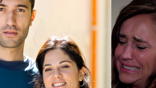 Damiano, Rosa e Viola &ndash; Screenshot &copy; Un posto al sole.