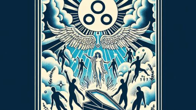 Oroscopo dei Tarocchi per il Cancro con la carta del Giudizio. &copy; Immagine creata con Dall-E