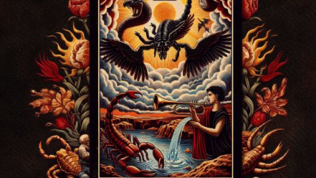 Carta del Giudizio e il segno Scorpione. &copy; Immagine creata con Dall-E