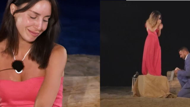 Sarah, Valentina e Antonio a Temptation Island &copy; Canale 5.