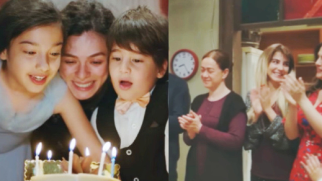 Bahar festeggia il compleanno con i suoi bambini e i suoi cari &copy; La forza di una donna.