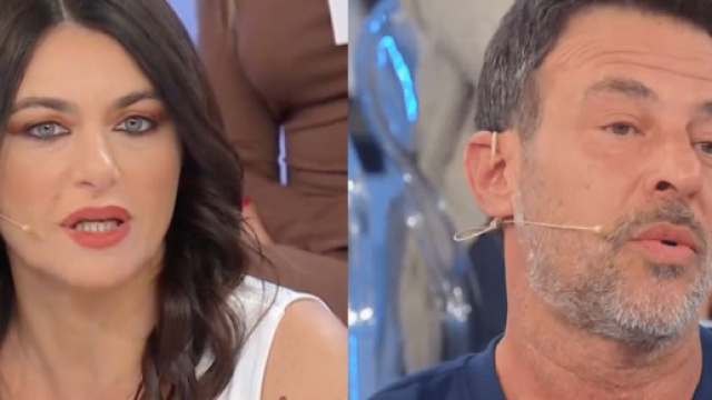 Gloria Nicoletti e Guido Ricci (screenshot &copy; Canale 5).